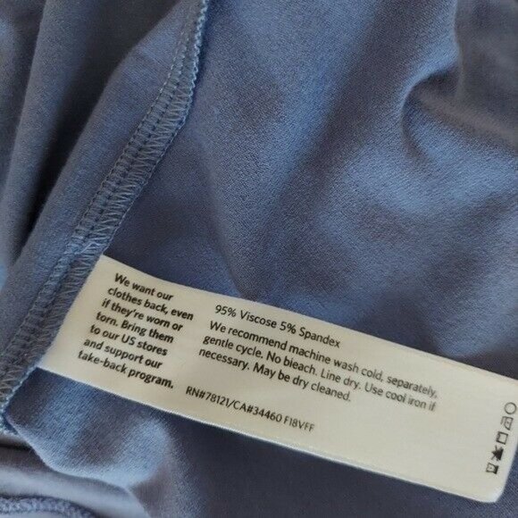 Eileen Fisher Periwinkle Jersey Tunic Top XS NWT - Picture 7 of 9